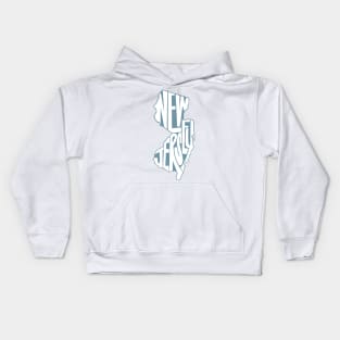 New Jersey - Blue Kids Hoodie